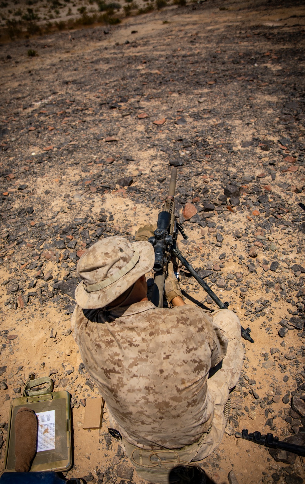 Reserve Scout Sniper Platoon Conduct Live-Fire Training During ITX 5-19