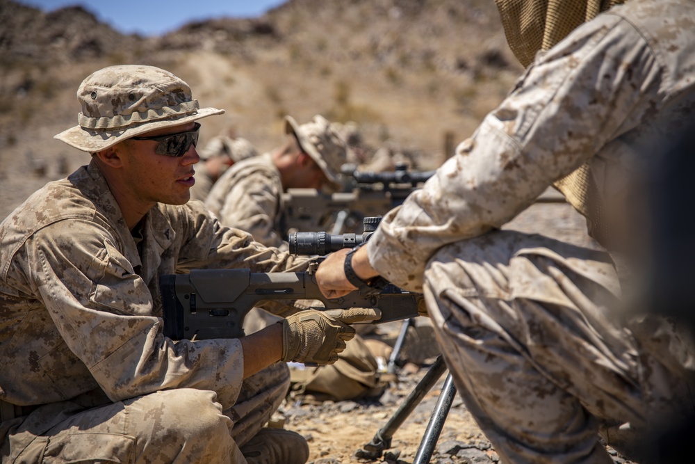 Reserve Scout Sniper Platoon Conduct Live-Fire Training During ITX 5-19