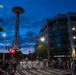 U.S. Navy Participates in Seafair Torchlight Parade