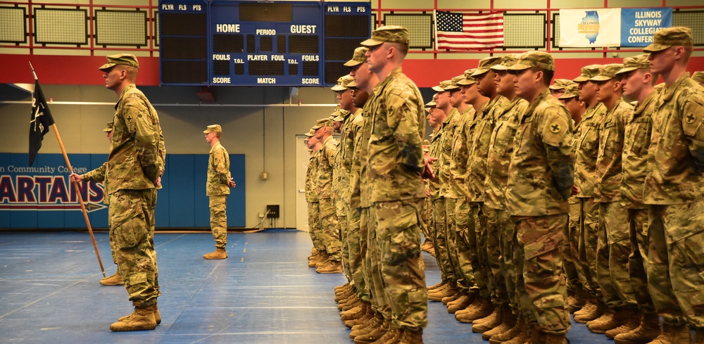 178th holds deployment ceremony at Elgin Community College
