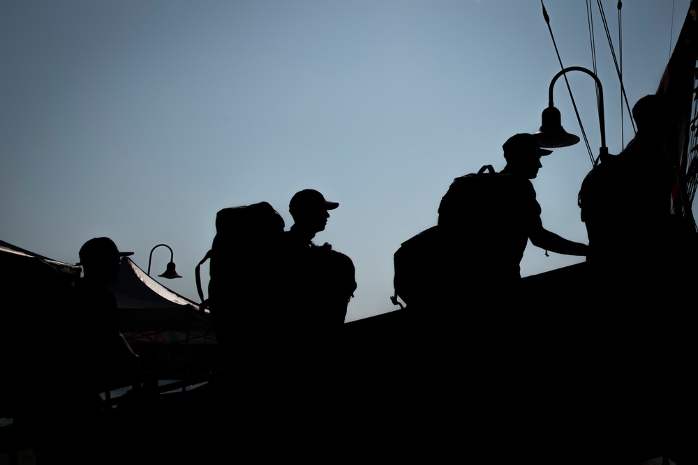 CGC Eagle begins it's Swab Summer