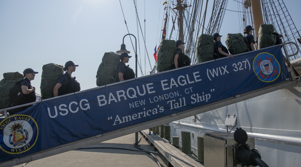 CGC Eagle begins it's Swab Summer