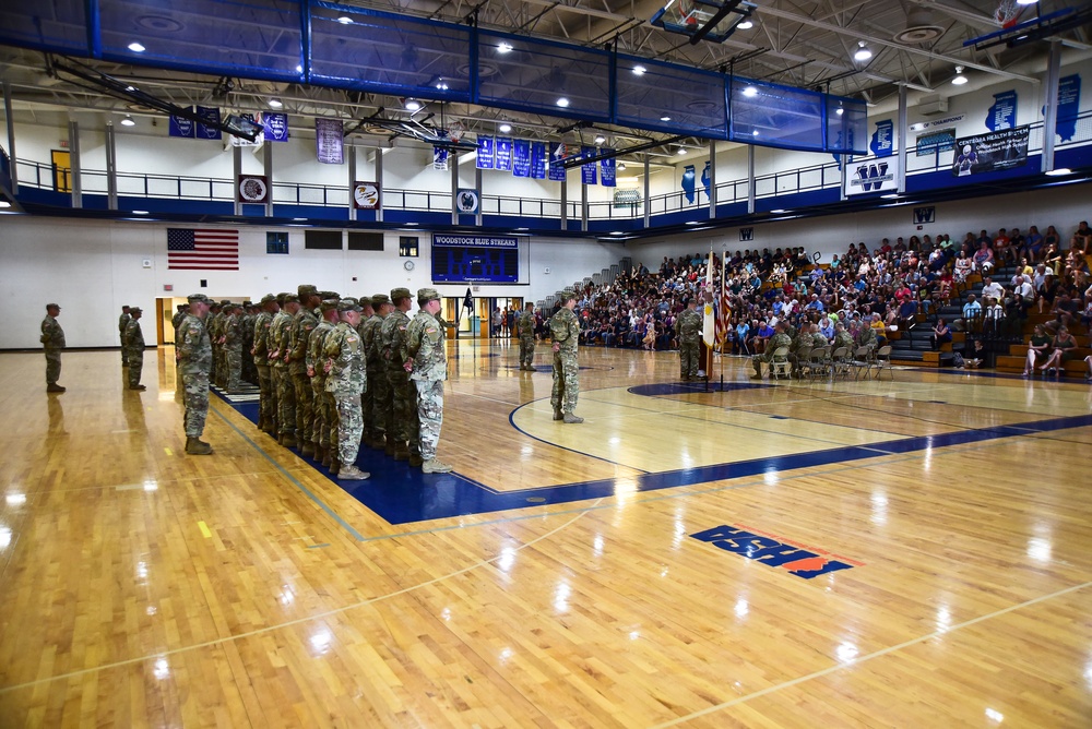 DVIDS - Images - 178th holds deployment ceremony at Woodstock High ...