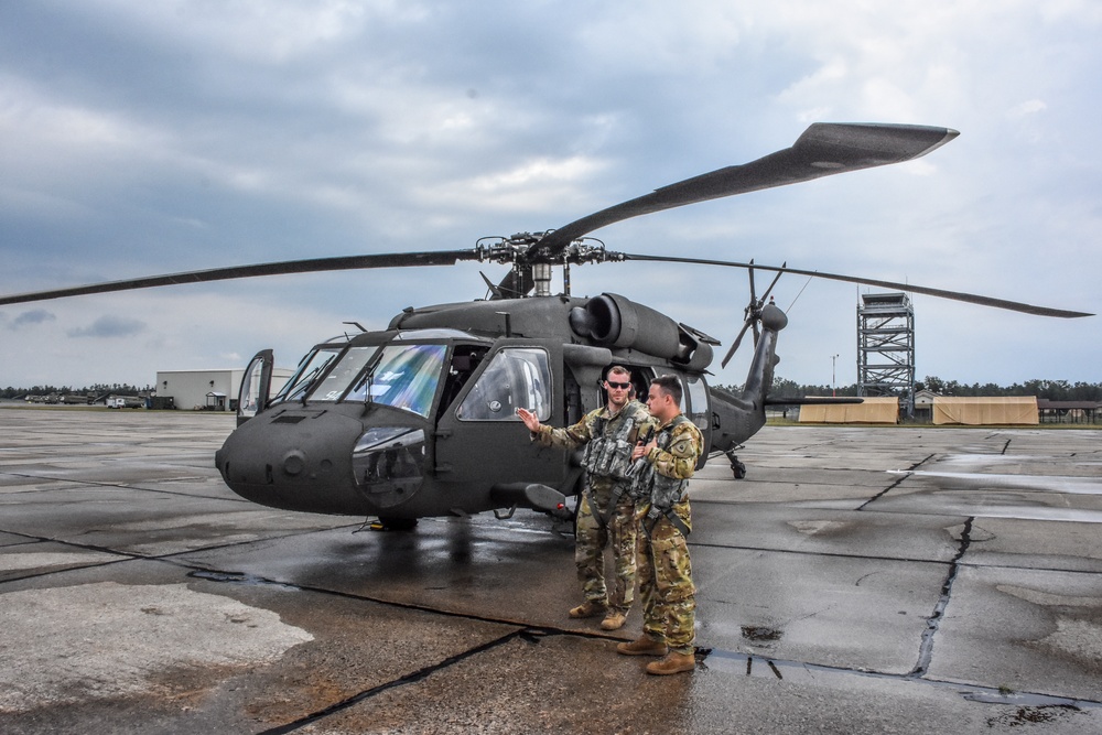 Army aviatiors at Michigan's Camp Grayling