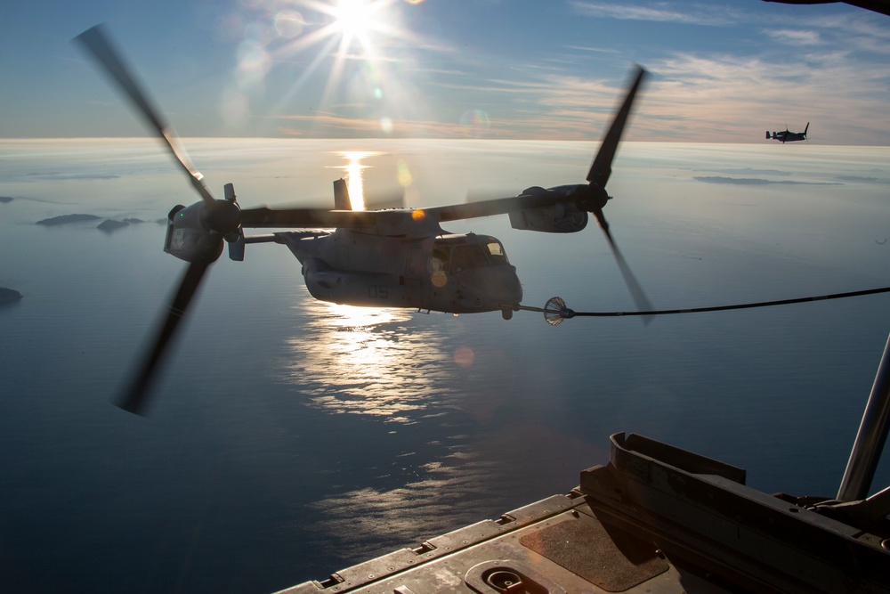 Osprey refueling