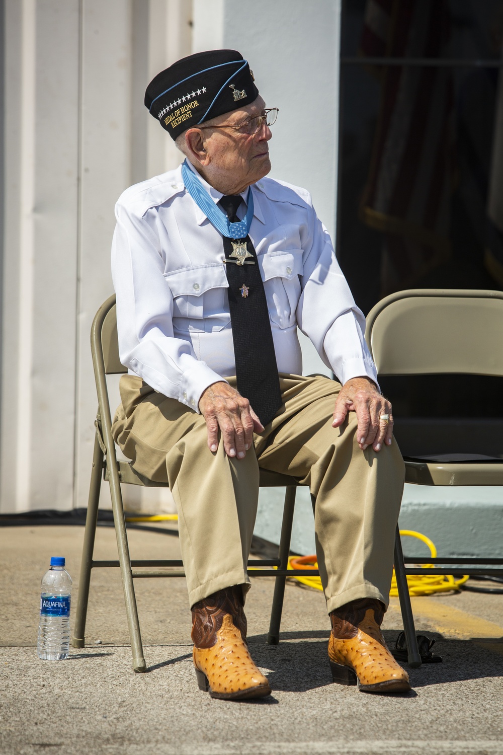 Hershel &quot;Woody&quot; Williams Hangar Dedication Ceremony