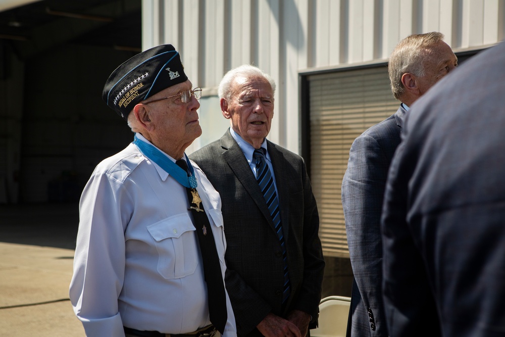 Hershel &quot;Woody&quot; Williams Hangar Dedication Ceremony