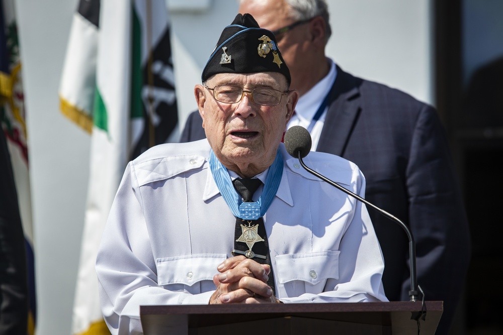 Hershel &quot;Woody&quot; Williams Hangar Dedication Ceremony
