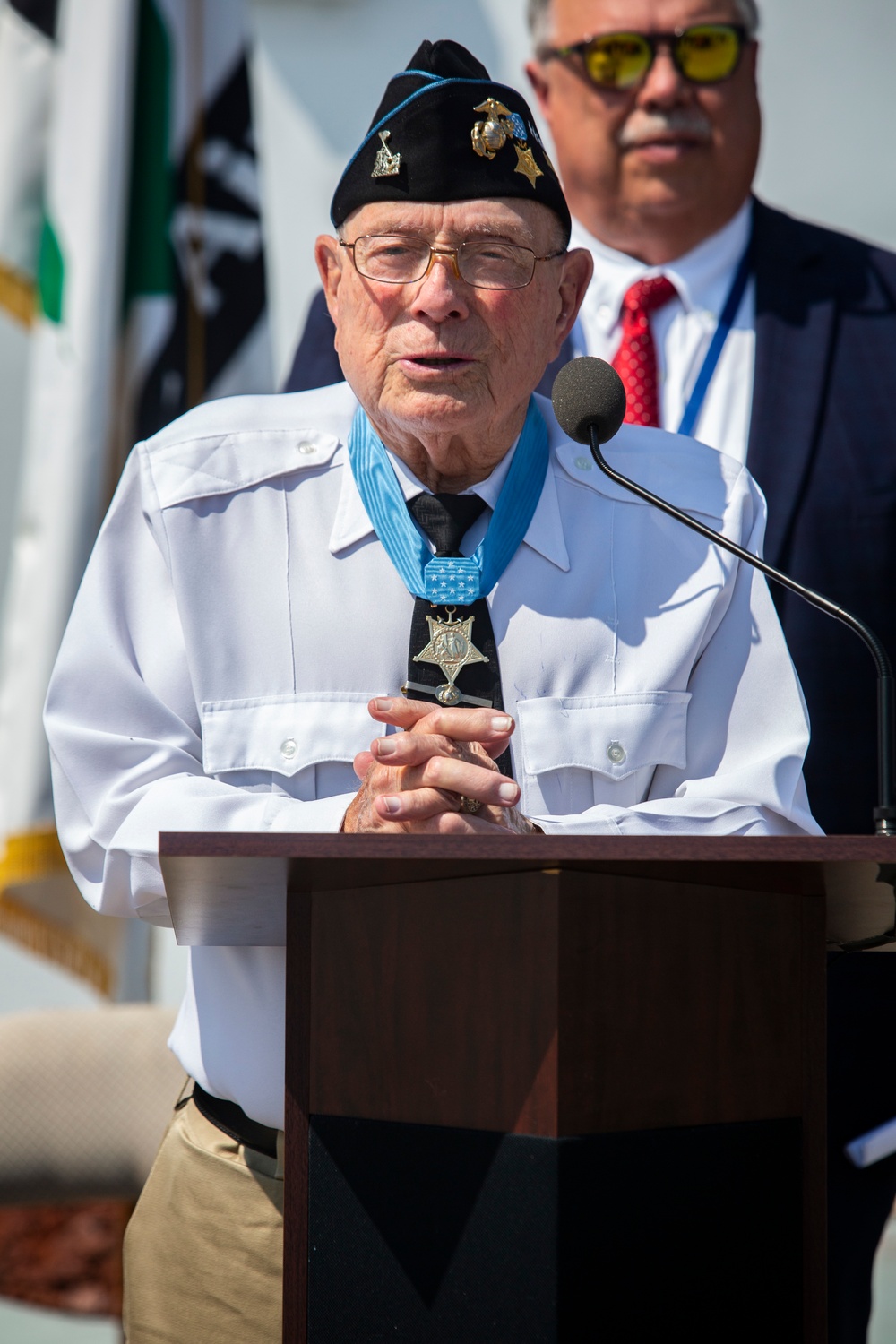 Hershel &quot;Woody&quot; Williams Hangar Dedication Ceremony