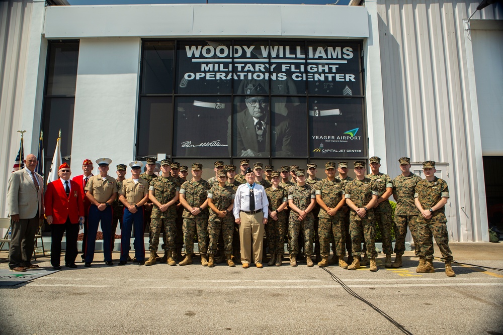 Hershel &quot;Woody&quot; Williams Hangar Dedication Ceremony