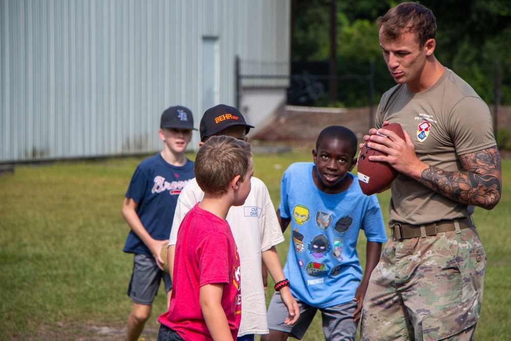 Spartan Soldiers at Mighty Eighth Museum’s Summer Camp
