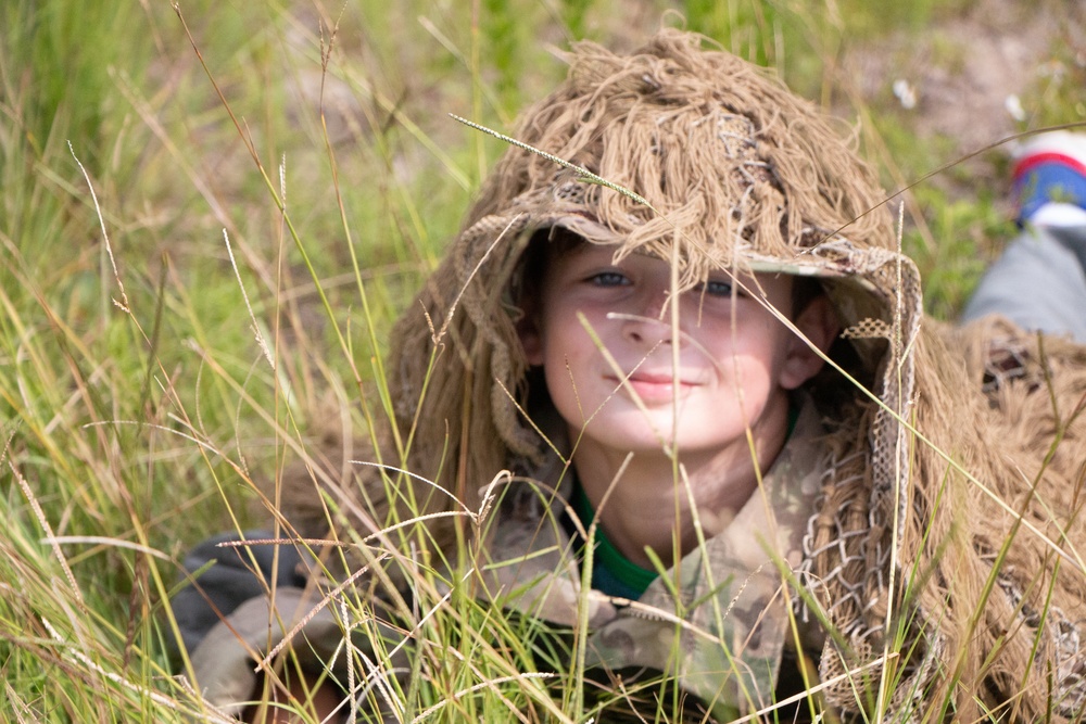 Spartan Soldiers at Mighty Eighth Museum’s Summer Camp