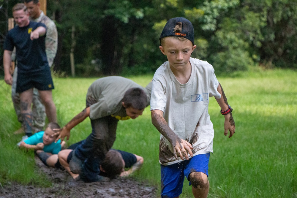 Spartan Soldiers at Mighty Eighth Museum’s Summer Camp