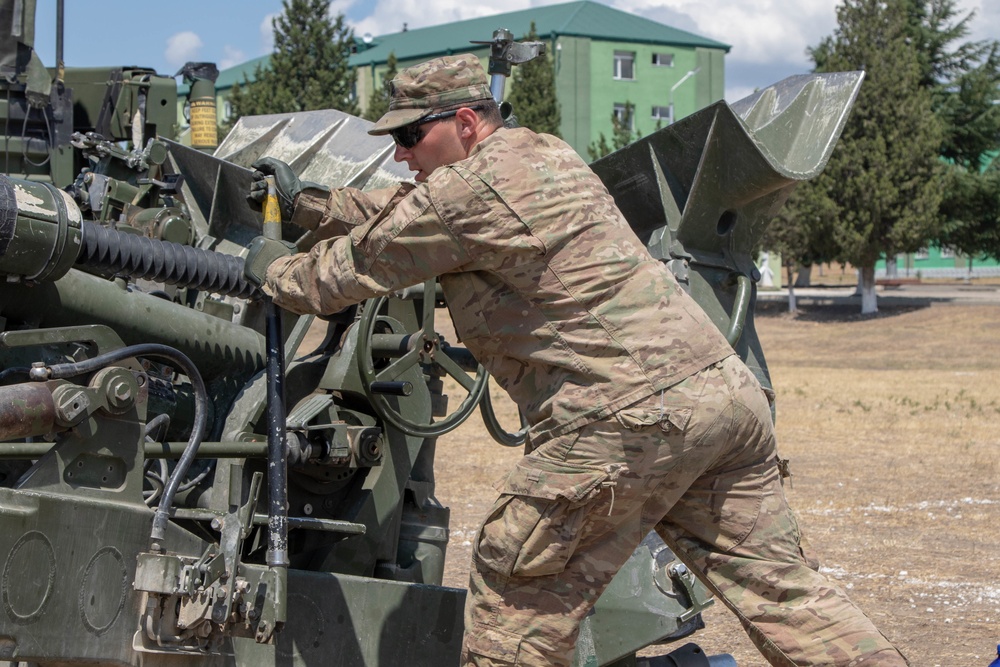 2d Cavalry Regiment prepare equipment for training during Agile Spirit 19
