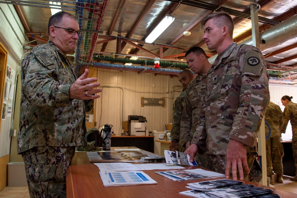 Task Force Warrior Soldiers take part in Career Day