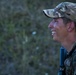 Cpl. Andres Nanez completes the ruck march for the European Best Sniper Competition, Grafenwoehr, Germany, July 25, 2019.