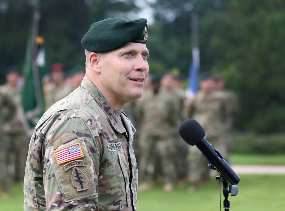 1st Special Warfare Training Group Welcomes New Commander