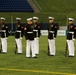 Silent Drill Platoon performs during MLL All Star Game
