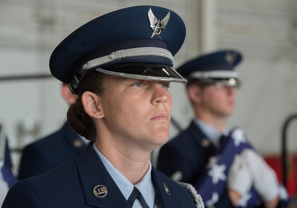 Whiteman AFB Honor Guardsmen maintain excellence through ceremony practice