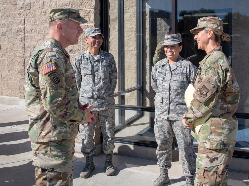 TRANSCOM Gen. Lyons visits Travis AFB