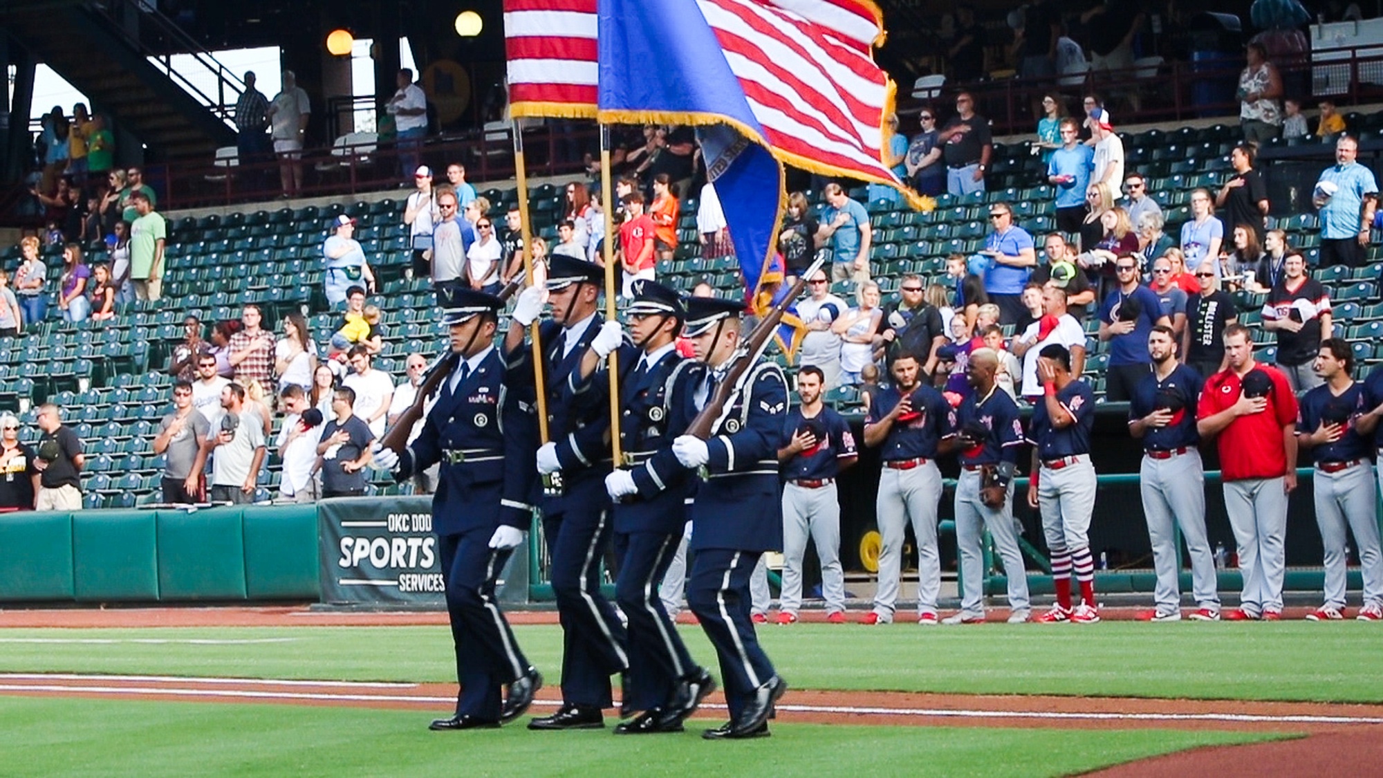 DVIDS - Images - Oklahoma City Dodgers Minor League Baseball Team's  Military Appreciation Night [Image 13 of 20]