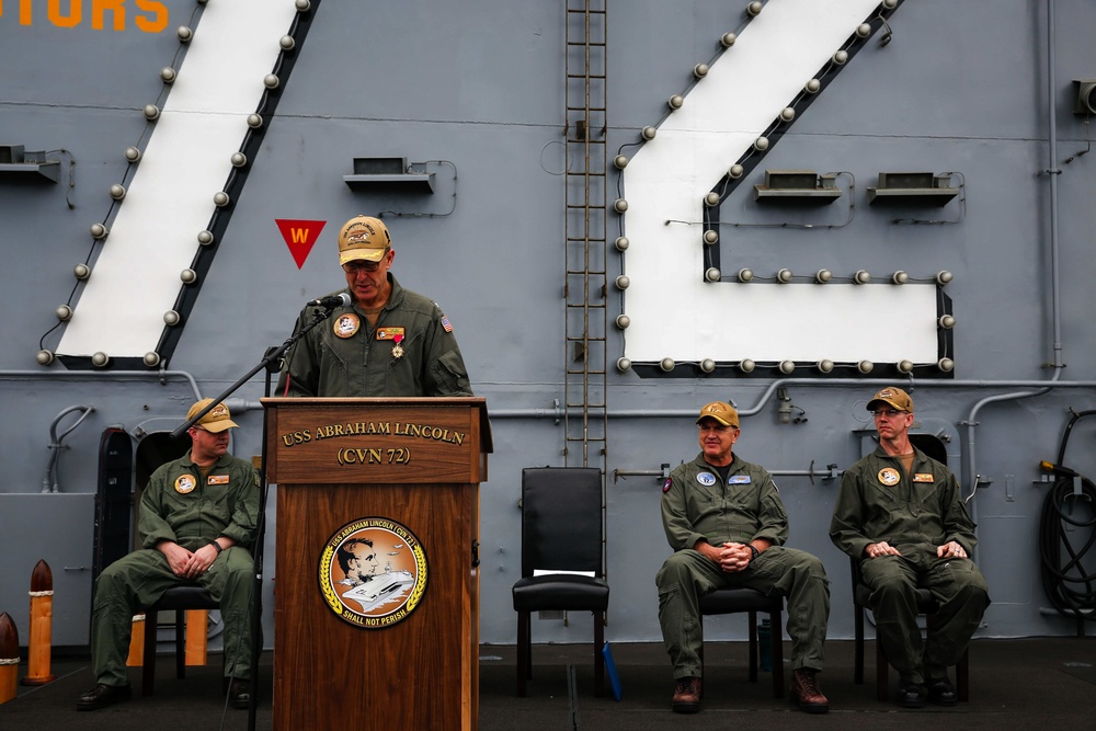 Change of command ceremony.