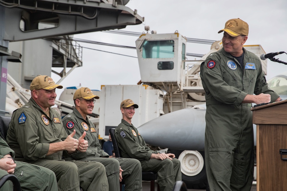 USS Abraham Lincoln Change of Command