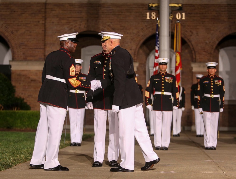 Staff Noncommissioned Officers Friday Evening Parade