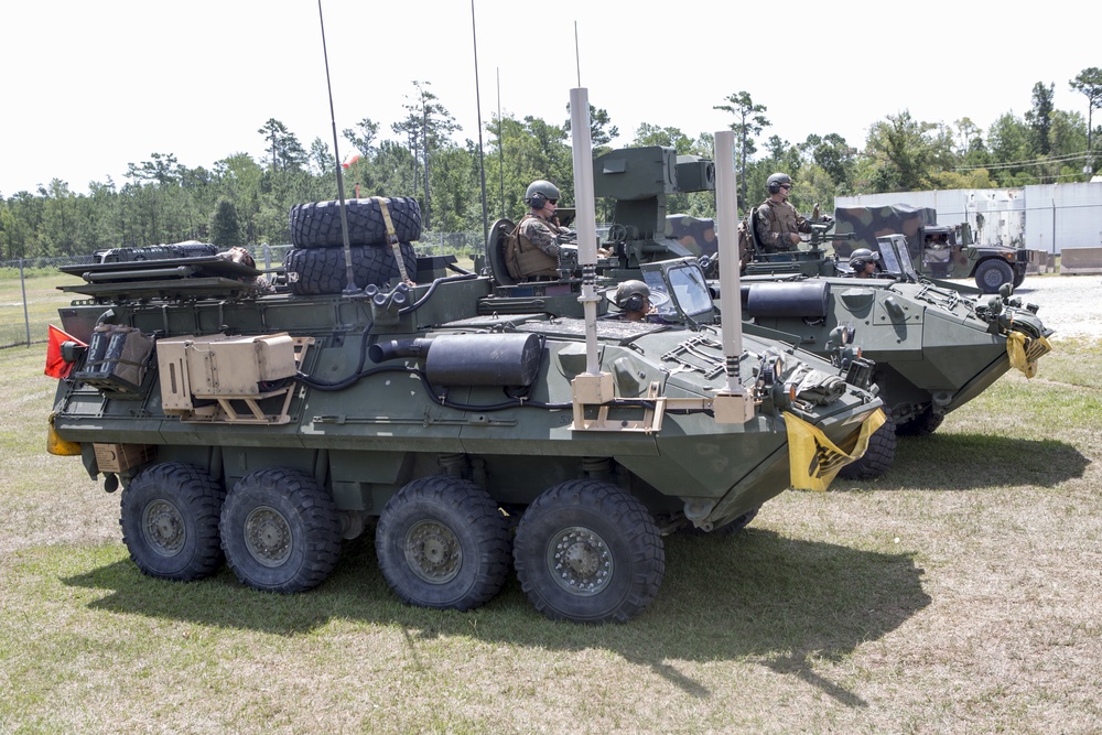 3rd Platoon LAR conducts motorized raids