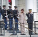 Egyptian Minister of Defense Gen. Mohamed Zaki Participates in an Armed Forces Full Honors Wreath-Laying Ceremony at the Tomb of the Unknown Soldier