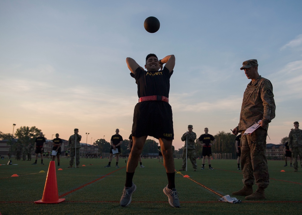 Fort Eustis Soldiers take ACFT