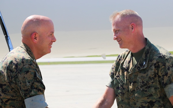 Commandant and Sergeant Major of Marine Corps visit New River, Lejeune