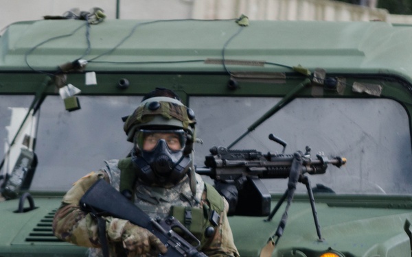 React to Chemical Attack on a Convoy