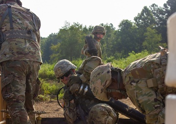 960th Quartermaster Company Soldiers Breakdown Pump Station