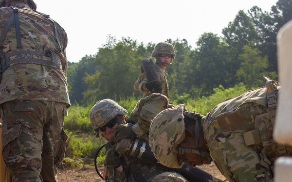 960th Quartermaster Company Soldiers Breakdown Pump Station