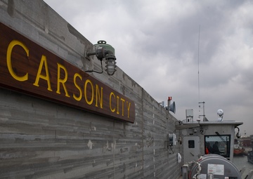USNS Carson City Departs Tema, Ghana