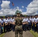 Lt. Col. Batson speaks to JROTC cadets