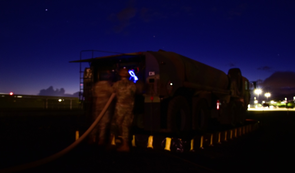 171 Aviation Regiment conduct night FARP operations