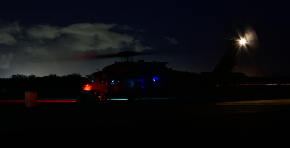 171 Aviation Regiment conduct night FARP operations