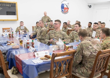 American Ambassador to Kuwait Visits Soldiers at Camp Buehring