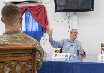 American Ambassador to Kuwait Visits Soldiers at Camp Buehring