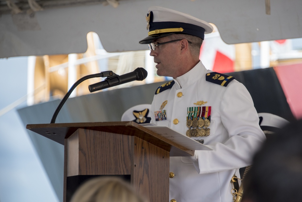 Coast Guard Cutter Maria Bray holds change of command ceremony