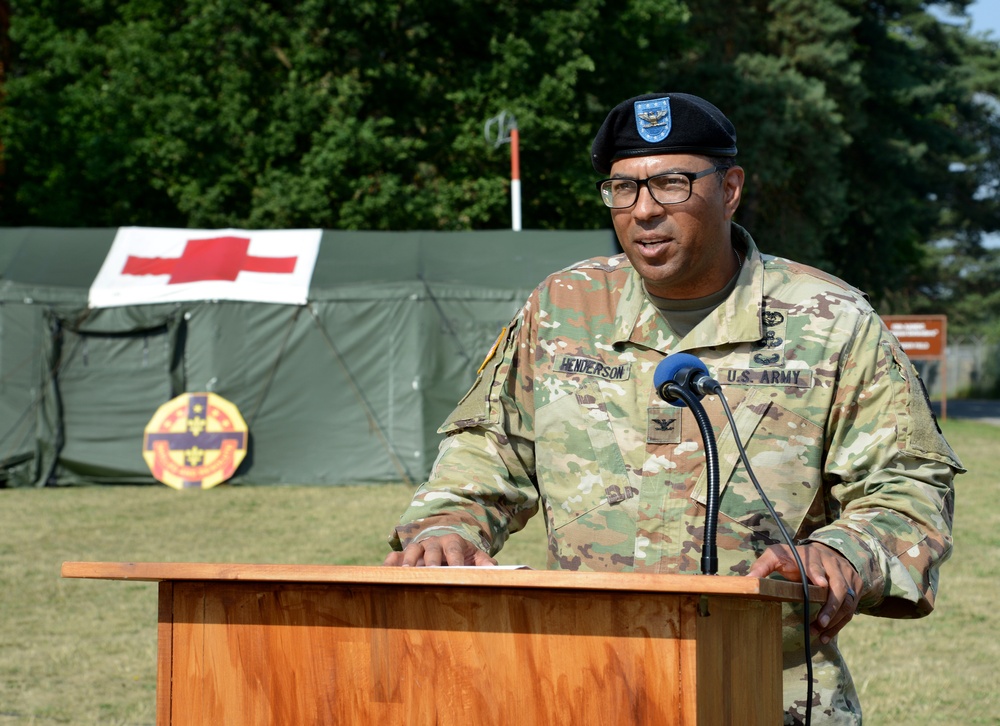 212th Combat Support Hospital Change of Command Ceremony