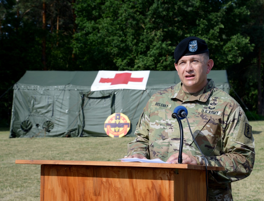 212th Combat Support Hospital Change of Command Ceremony