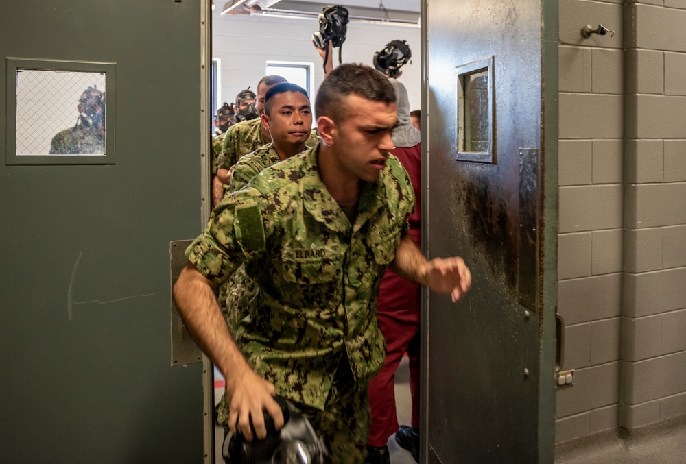 Recruits train in the Confidence Chamber