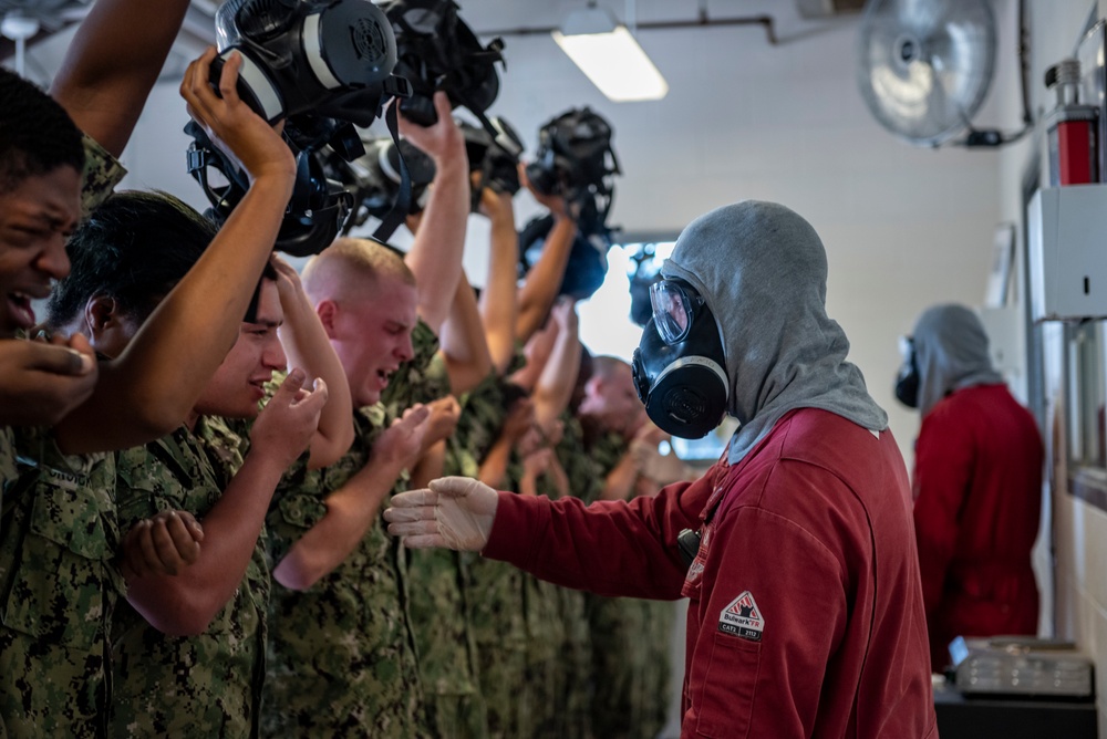 Recruits train in the Confidence Chamber