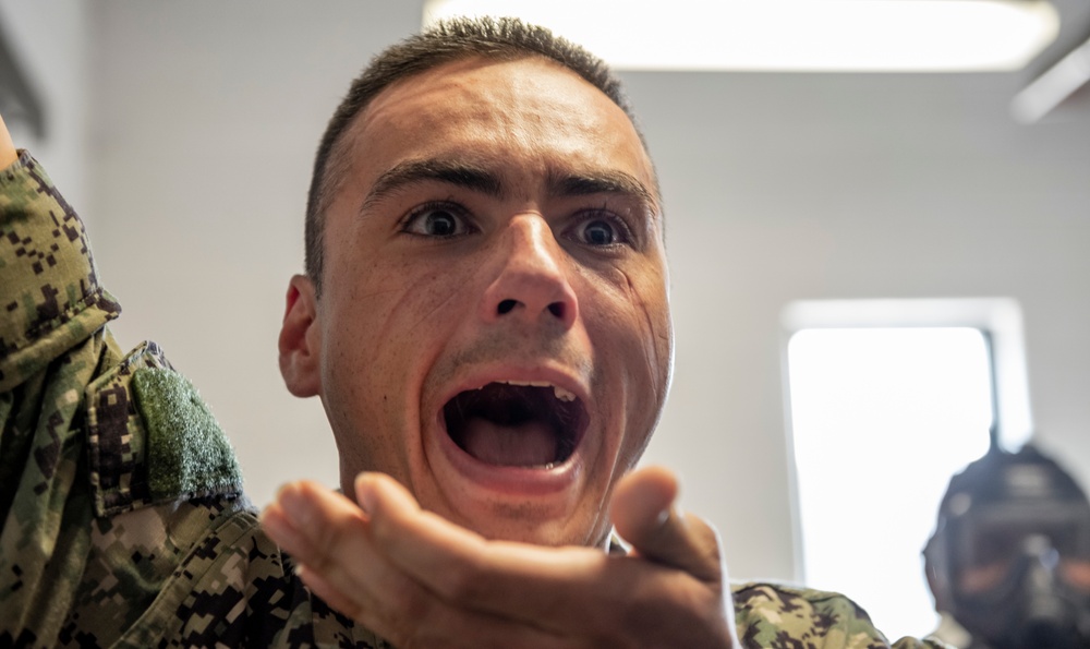 Recruits train in the Confidence Chamber