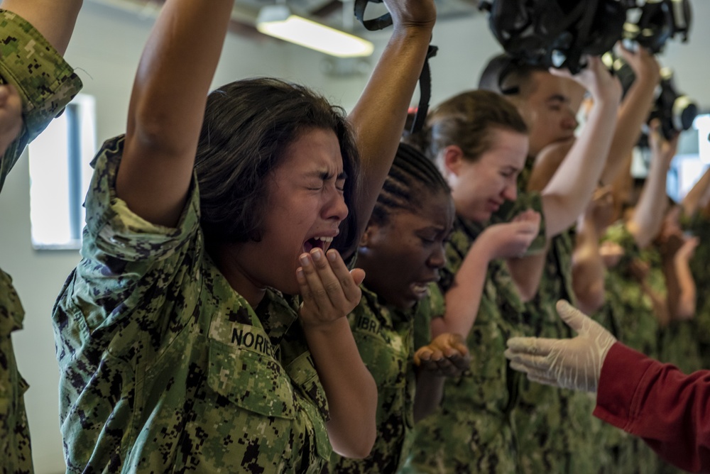 Recruits train in the Confidence Chamber