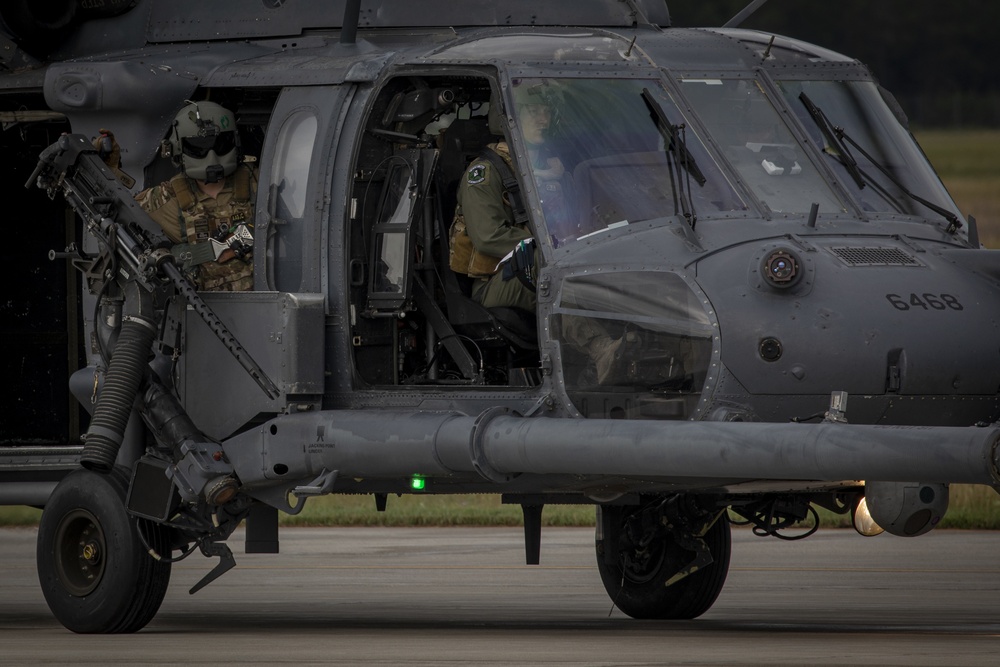 101st Rescue Squadron Pave Hawk combat search and rescue training during Northern Strike 19