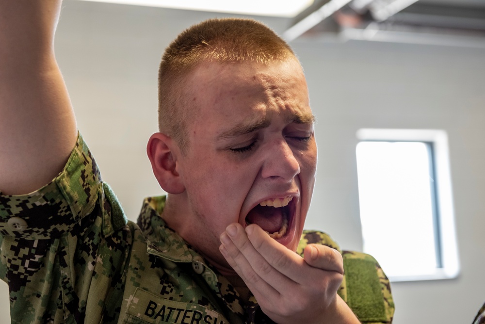 Recruits train in the Confidence Chamber